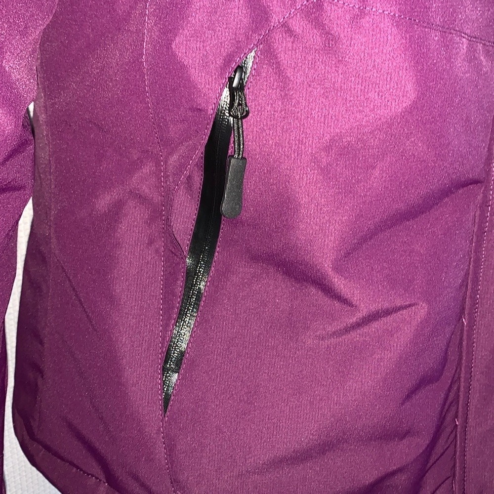 Women's Moerdeng Purple water proof Insulated Hooded Winter Parka - Picture 5 of 10